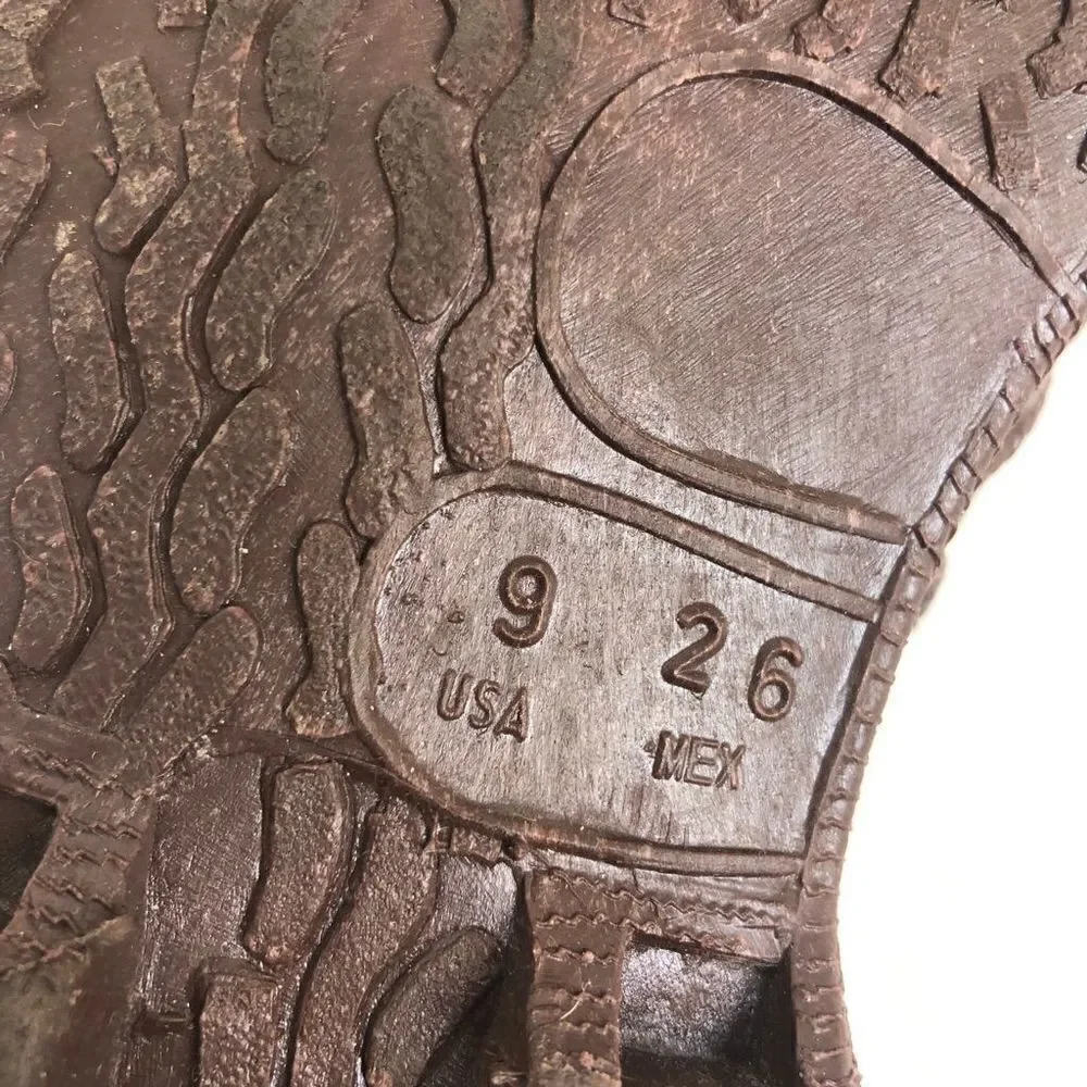 Sandak sandals brown Mexico size 9 10-34